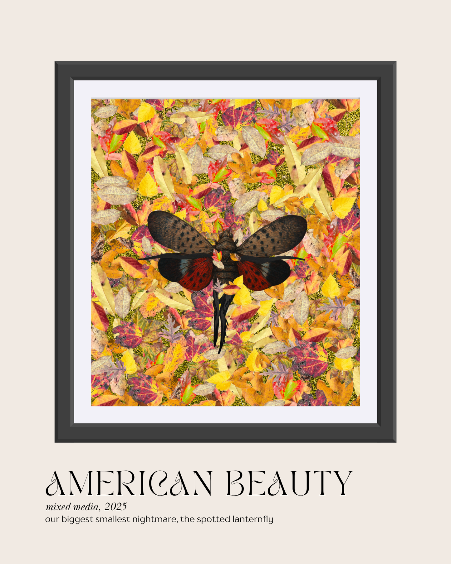 AMERICAN BEAUTY - art print / sticker / magnet