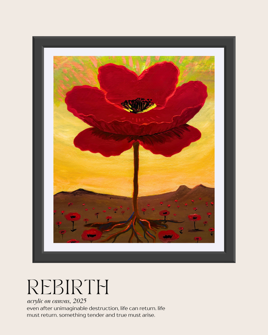 REBIRTH - art print / sticker / magnet